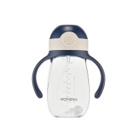 Mother K Hug Weighted Straw Cup 300ml - Navy